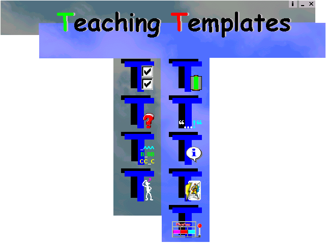 Teaching Templates Screenshot